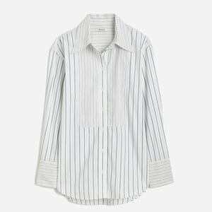 NWT Madewell Tuxedo Button-Up Shirt in Poplin Size S